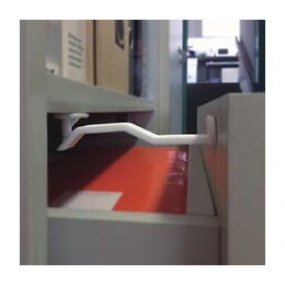 Bloque tiroir plastique blanc Longueur 85mm largeur 38mm