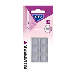 Bumper Poignée de Porte Transparent 19x19mm x6