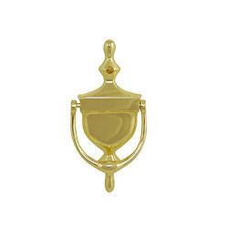 Heurtoir porte nom en zamak laitonné