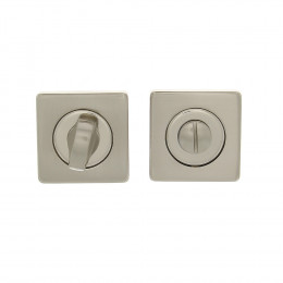 2 rosaces carrées condamnation-déconda nickel mat