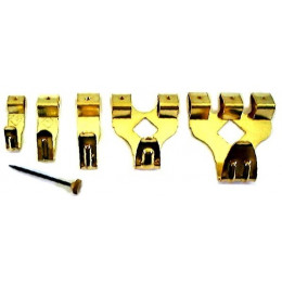 10 crochets Luxe pour tableau 6mmx22mm