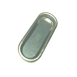 Poignée entaille inox 68x21x8mm