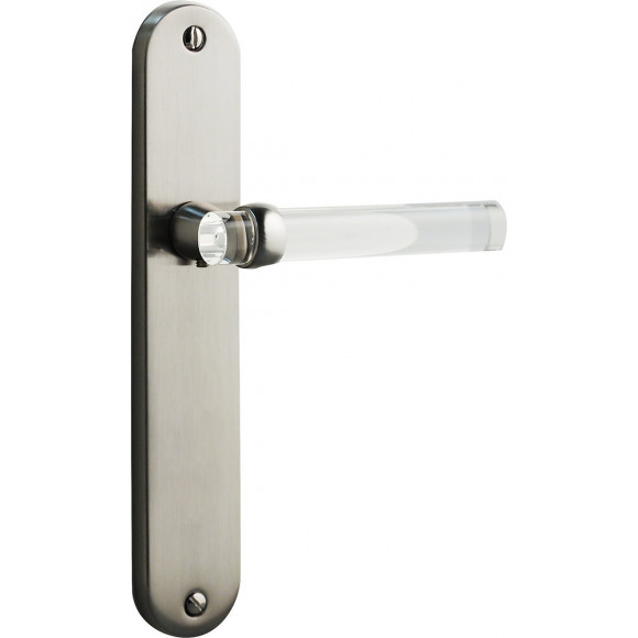 Poignée de porte SOFOC Gum nickel translucide sans trou