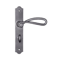 Poignée de porte SOFOC Carcassonne fer patiné à condamnation