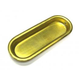Poignée entaille laiton 68x21x8mm
