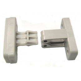 Arrêt de portillon blanc 50mm