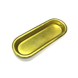 Poignée entaille laiton 68x21x8mm