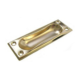 Poignée entaille laiton 74x21x8mm