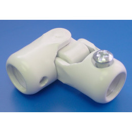 Genouillère ronde acier 6 pans 10mmx2 vis TF M5 18mm