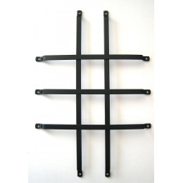 Grille anti-effraction hublot rectangulaire 280mmx410mm