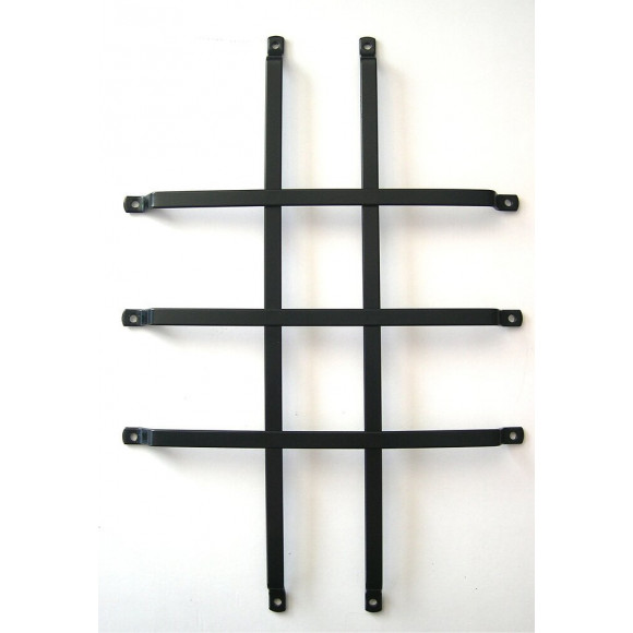 Grille anti-effraction hublot rectangulaire 280mmx410mm