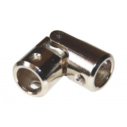 Genouillère ronde acier 2 vis TF M5x18mm