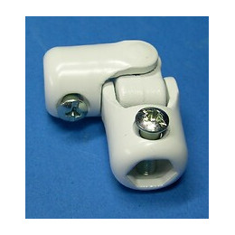 Genouillère ronde acier 6 pans 10mmx2 vis TF M5 18mm