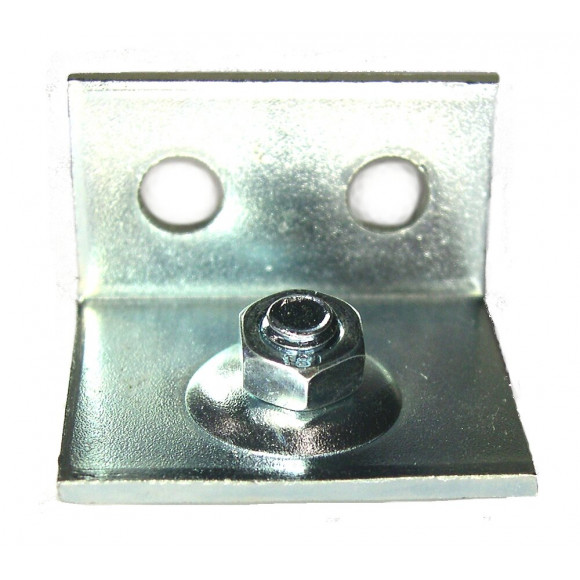 3 supports de face mural pour rail SP 40