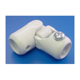 Genouillère ronde acier 6 pans 10mmx2 vis TF M5 18mm