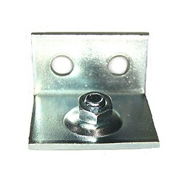 3 supports de face mural pour rail SP 40