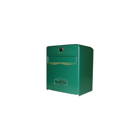 Mini boîte aux lettres à barillet vert