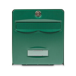 Mini boîte aux lettres à barillet vert