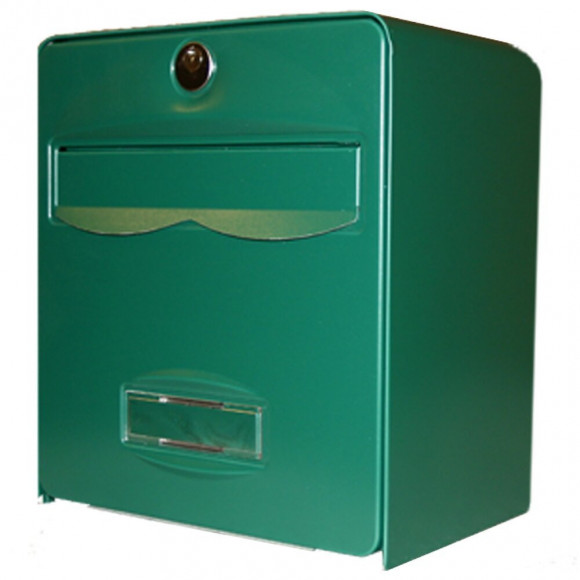 Mini boîte aux lettres à barillet vert