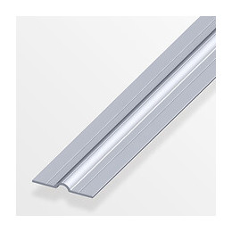 Collier tube court pour M8 aluminium brut 1m