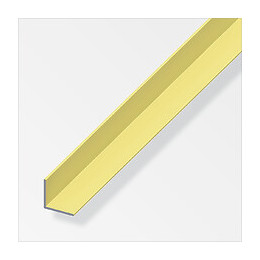 Cornière égale aluminium anodisé laiton 20x20mmx1m