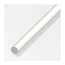 Rond plein PVC blanc diamètre 11.5mmx1m