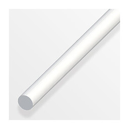 Rond plein PVC blanc diamètre 11.5mmx1m