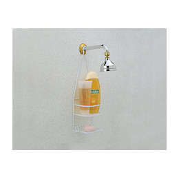 Valet de douche Tétra Minor métal blanc