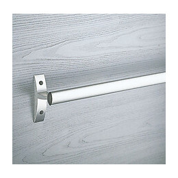 Porte-serviettes 1 barre GALEDO Design fixe aluminium brossé 65 cm