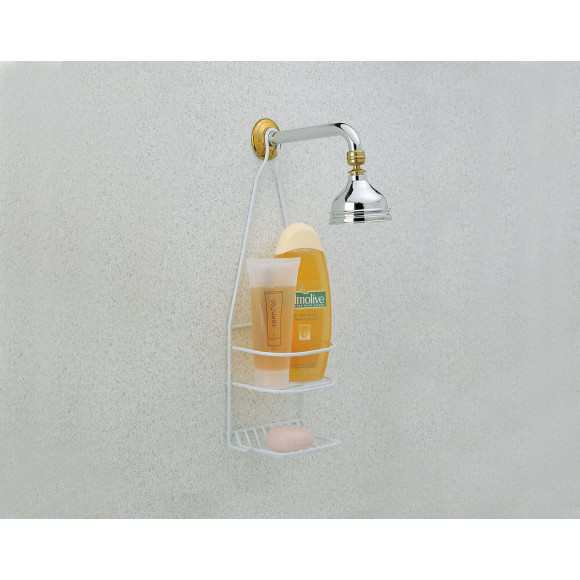 Valet de douche Tétra Minor métal blanc