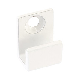 Jeu de 4 fixations pour miroir forme U blanches