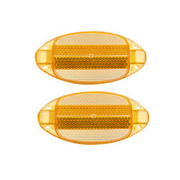 2 catadioptres de roue