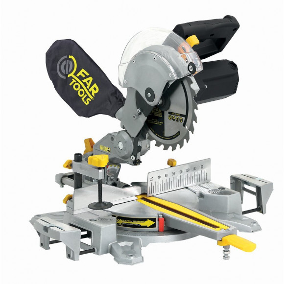 Scie à onglet radiale 1650W Diamètre 210mm LED d'éclairage