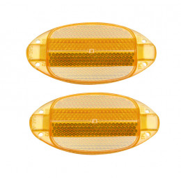 2 catadioptres de roue