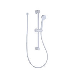 Set barre + flexible + douchette blanc