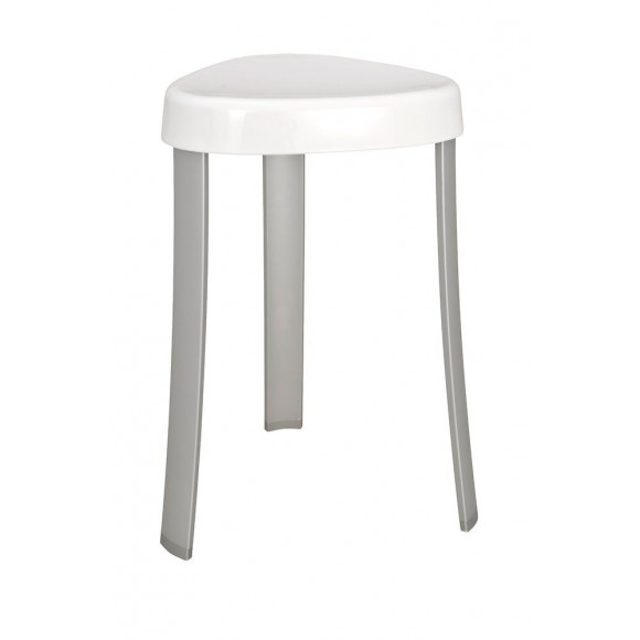 Tabouret de douche WENKO Corrente blanc