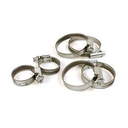 6 Colliers de serrage à vis 16 à 50 mm
