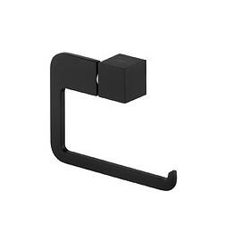 Porte-papier toilette finition satinée FUTURA NOIR