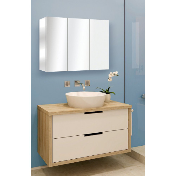 Armoire de toilette TEMPO 90 Chrome