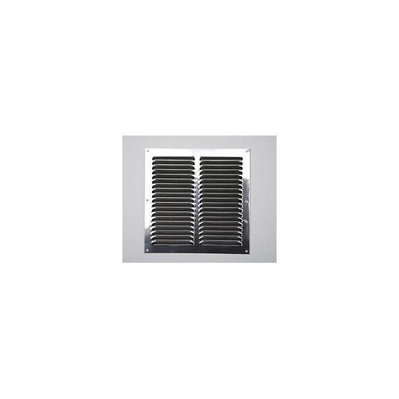 Grille d'aération inox à visser 20cm x20