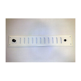 Grille d'aération  alu mat à visser entrée d'air réglable 4,5x24
