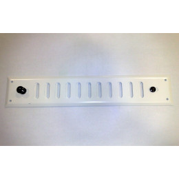 Grille d'aération  alu mat à visser entrée d'air réglable 4,5x24