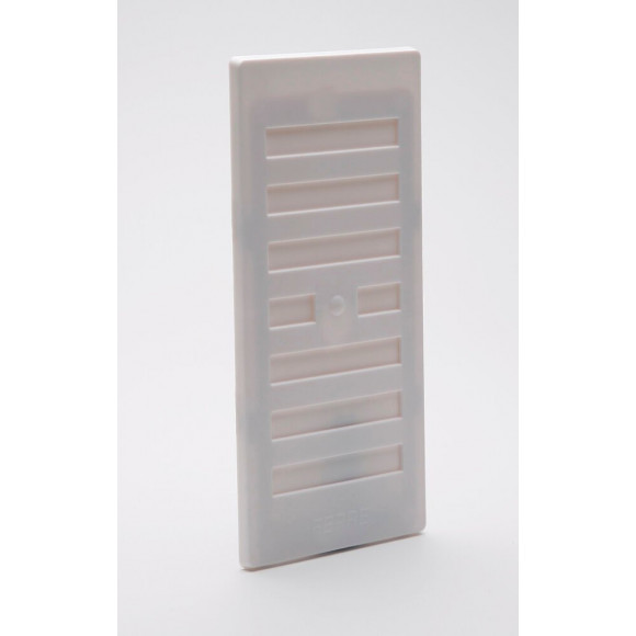 Grille d'aération ABS à visser entrée d'air réglable 9,1cm x19,3