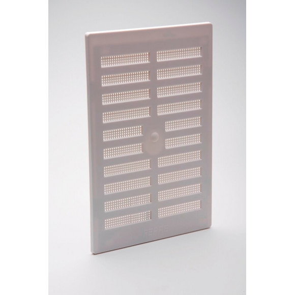 Grille d'aération ABS à visser entrée d'air réglable 28,9 x 19,3 cm