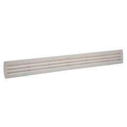 Grille d'aération ABS blanc à encastrer 4 x 49,7 cm