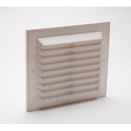 Grille d'aération à clipser avec moustiquaire diam 9cm x15