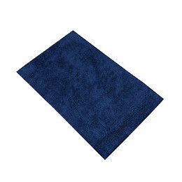 Tapis coton L.70x45cm, bleu foncé
