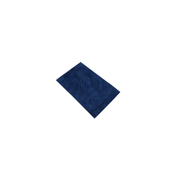 Tapis coton L.70x45cm, bleu foncé