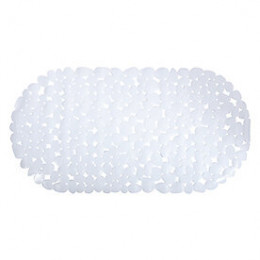 Fond de bain antidérapant L.68xl.35cm, blanc