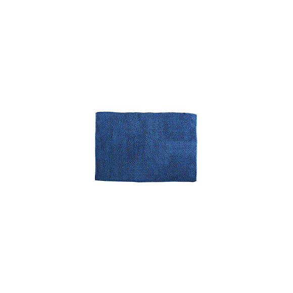 Tapis coton L.70x45cm, bleu foncé